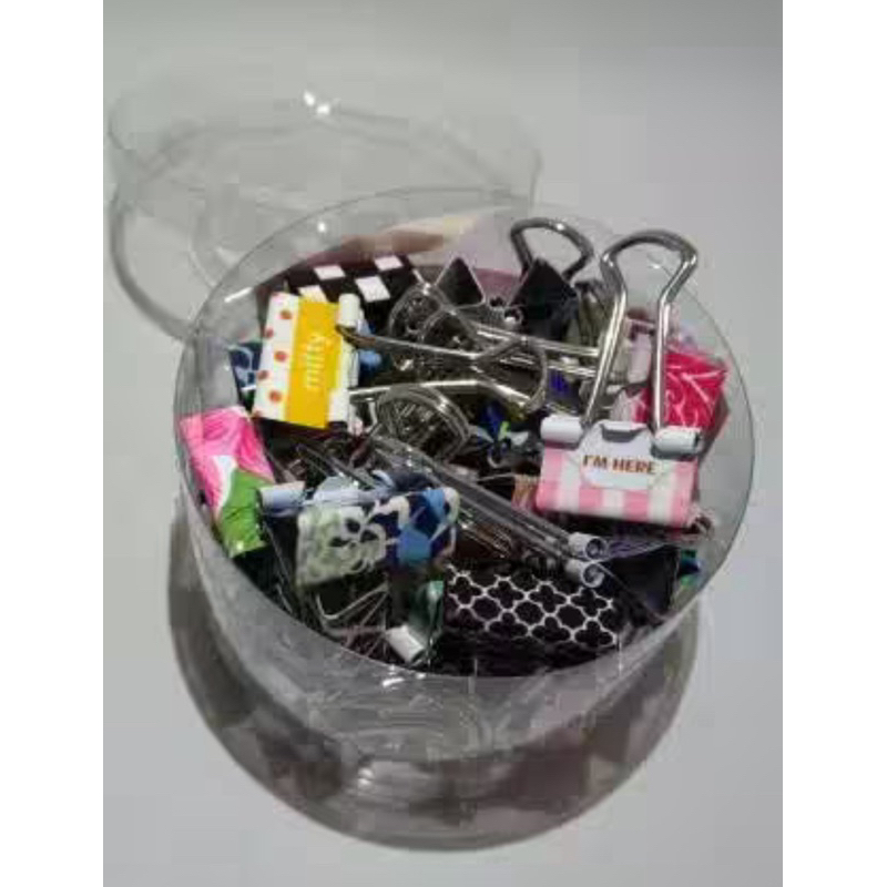 Binder Clip Warna Penjepit Kertas Alat Merapikan Kertas - Gambar 3