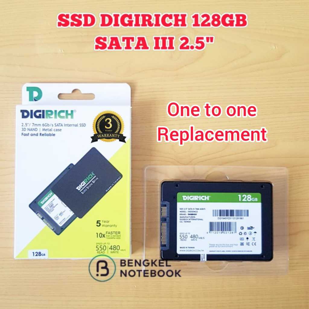 Ssd DIGIRYCH 128Gb SATA III 6Gb/s 2.5