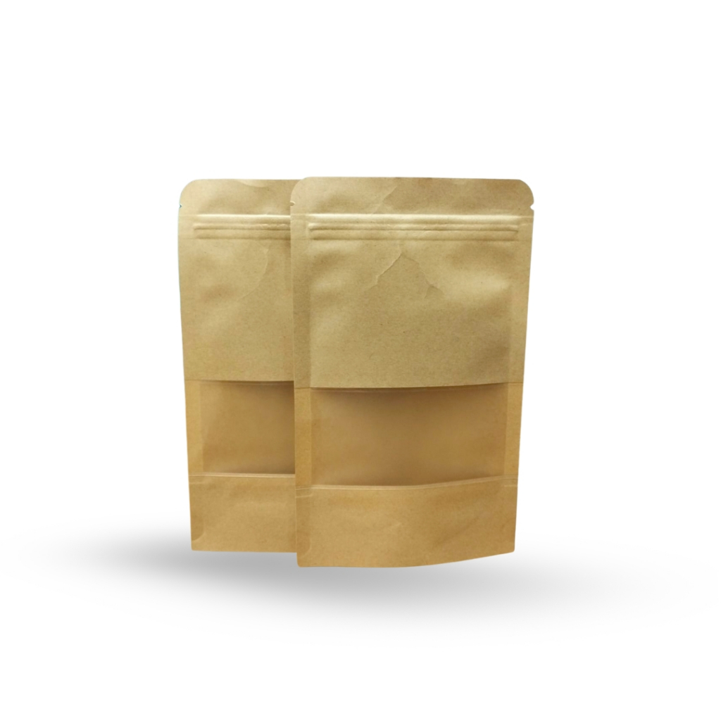 Standing Pouch Kraft Paper / 1 Box (2500 Pcs) – Environmentally ...
