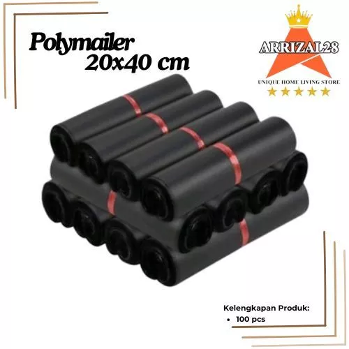 Polymailer Plastik Seal 20x40cm 100 Lembar