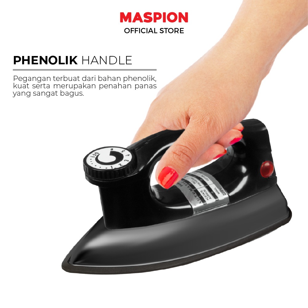 Maspion Setrika Automatic Iron HA-90 Blackberry - Gambar 3