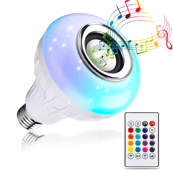 Bohlam Speaker Musik Bluetooth 2 in 1 - Lampu Speaker LED/SPEAKER WIRELESS DENGAN LAMPU LED RGB E27 - Gambar 2