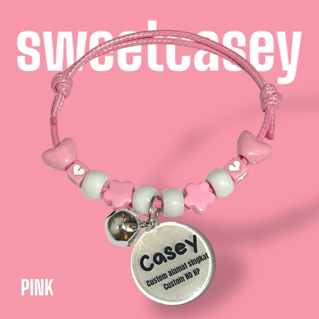KALUNG KUCING CUSTOM NAMA/LOVE CAT NECKLACE/KALUNG KUCING FREE NAMA/KALUNG KUCING