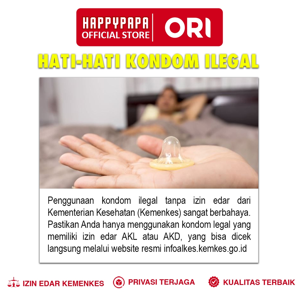 Kondom 001 Happypapa Gerigi Pipa - Gambar 4