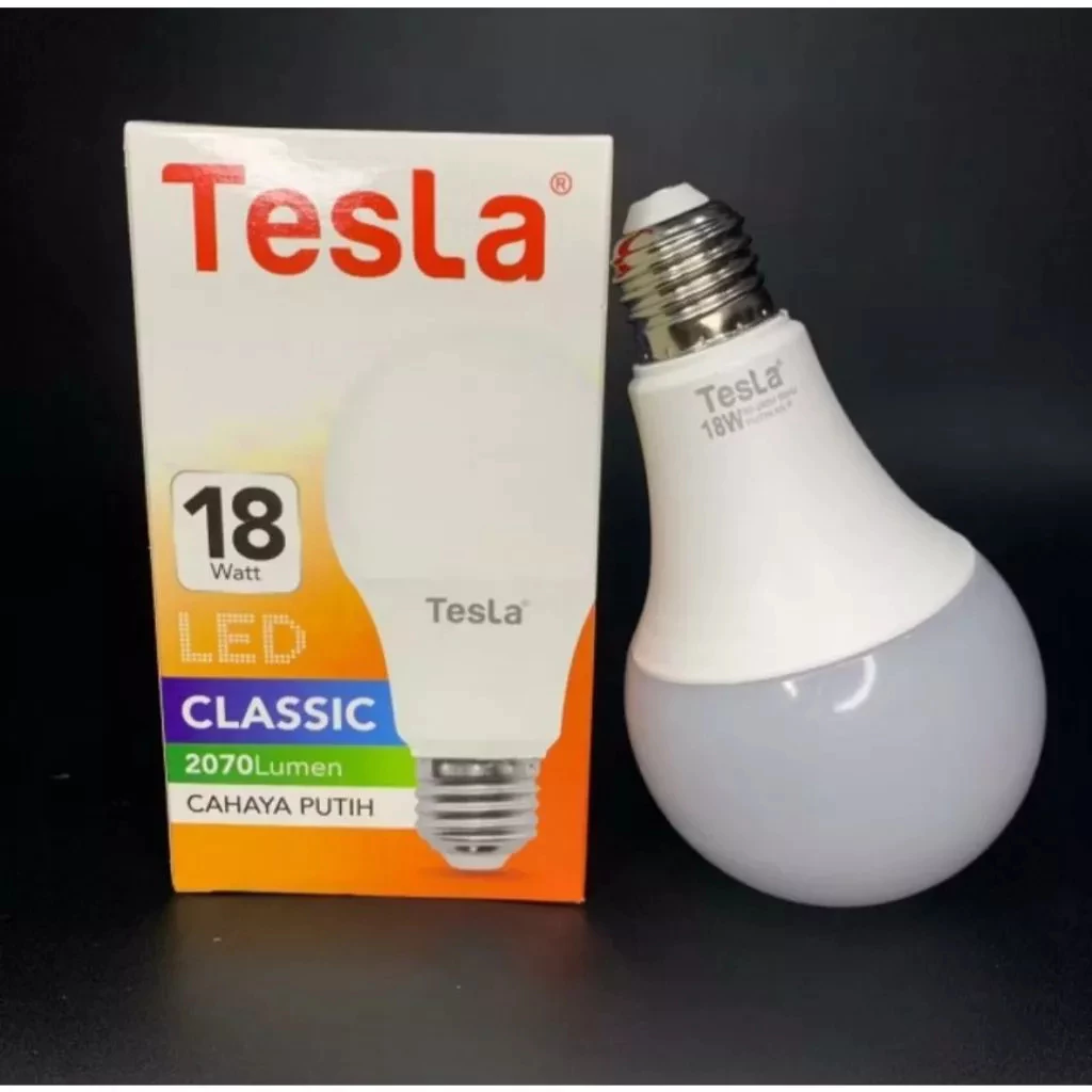 (BUBBLEWRAP) SNI LAMPU BOHLAM LED TESLA CLASSIC CHIP SAMSUNG & GARANSI 1 TAHUN