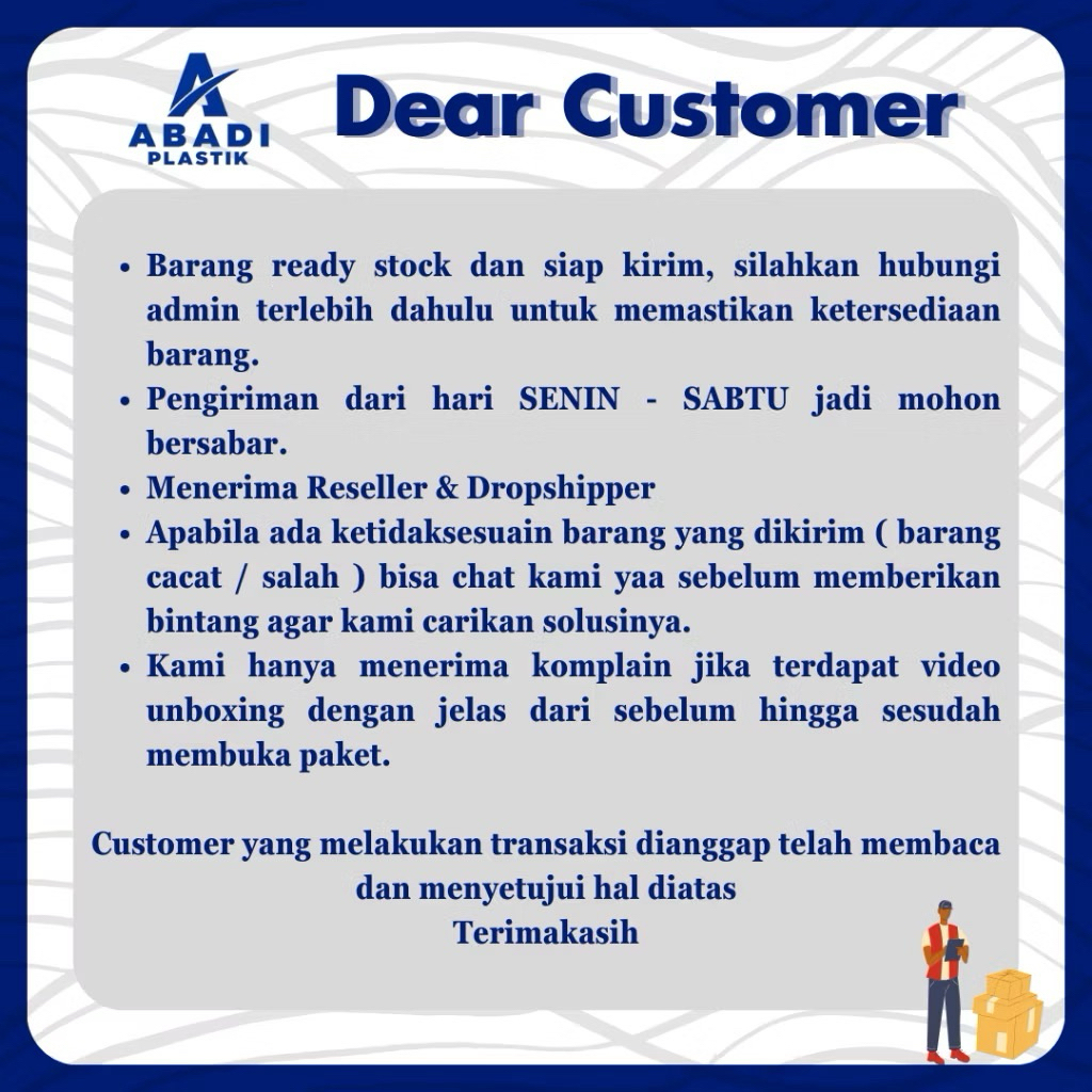 [ ISI 5 PACK ] Plastik HD PE Petromax / HDPE - Gambar 2