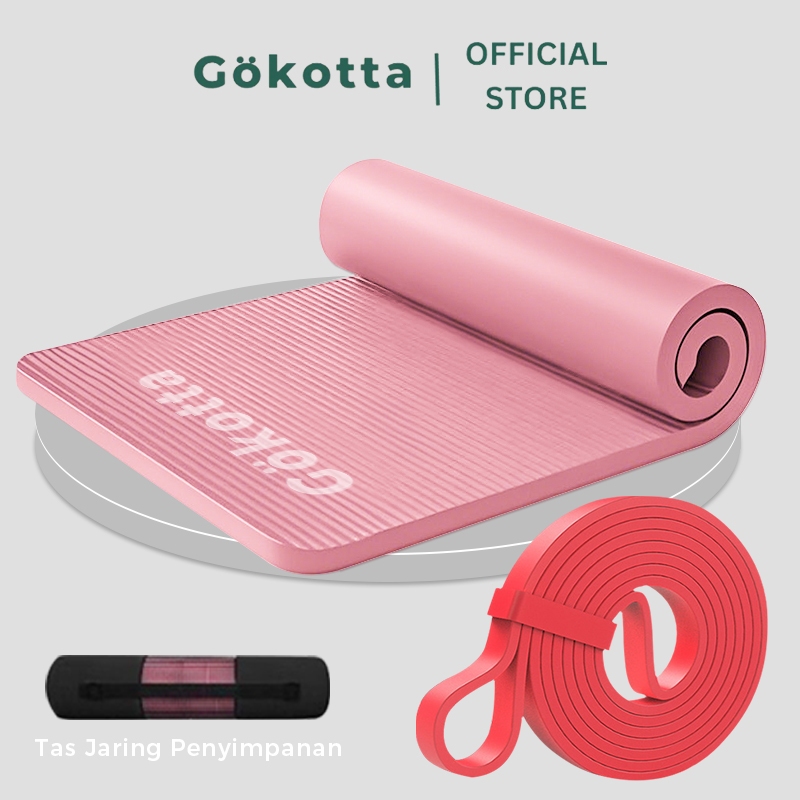 Gokotta 3 In 1 Paket Olahraga Matras Dan Band - Gambar 2