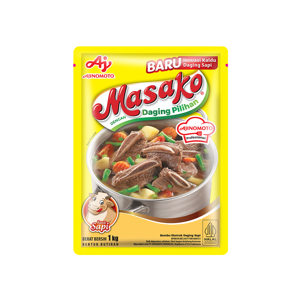 MasakoÂ® Bumbu Kaldu Sapi 1KG Rasa Kuat Lezat - Gambar 2