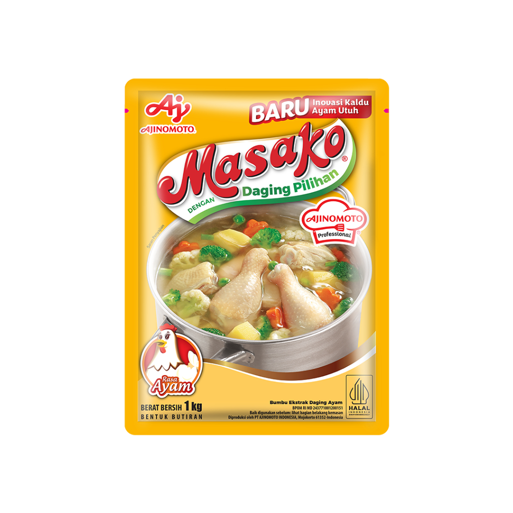 MasakoÂ® Bumbu Kaldu Ayam 1KG Rasa Kuat Lezat - Gambar 2