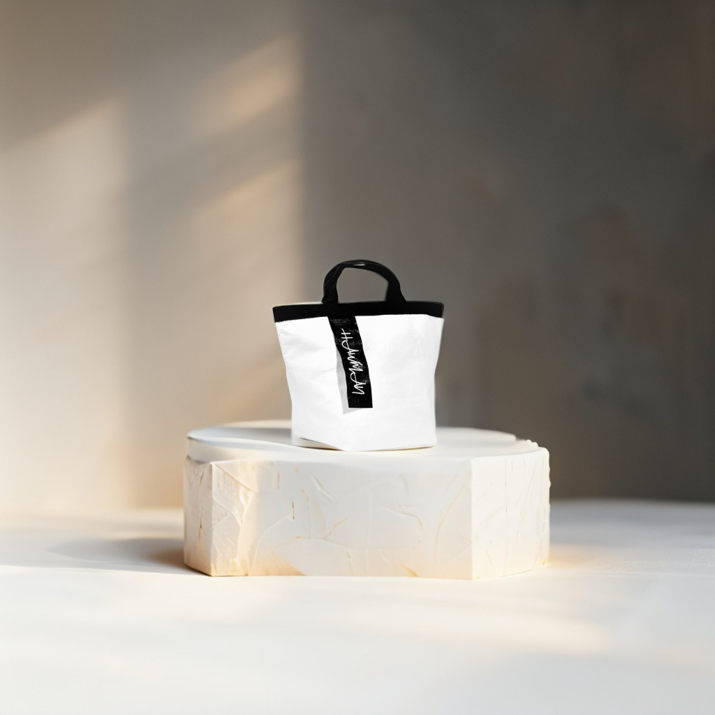Hawman Mini White Shopping Bag – Waterproof White Tote Bag Shopping Bag ...