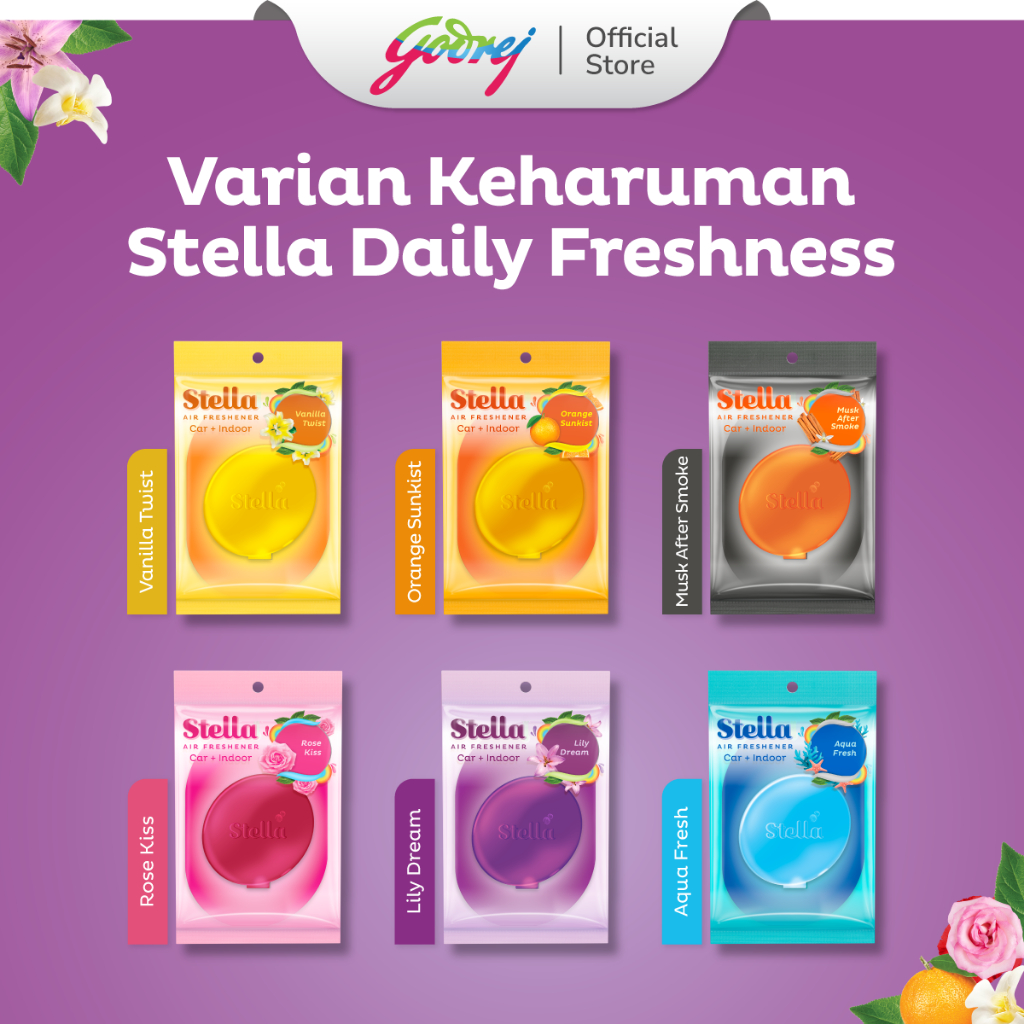 Stella Daily Freshness Car Lily Dream 7ml - Pengharum Mobil & Ruangan - Gambar 4