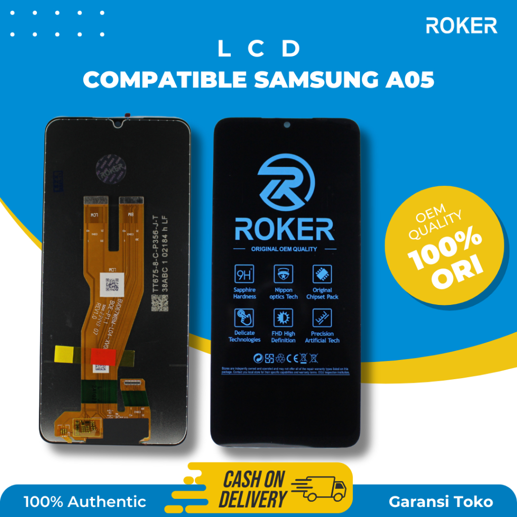 ROKER LCD TOUCHSCREEN SAMSUNG A05 /A055F TS FULLSET BY ROKER