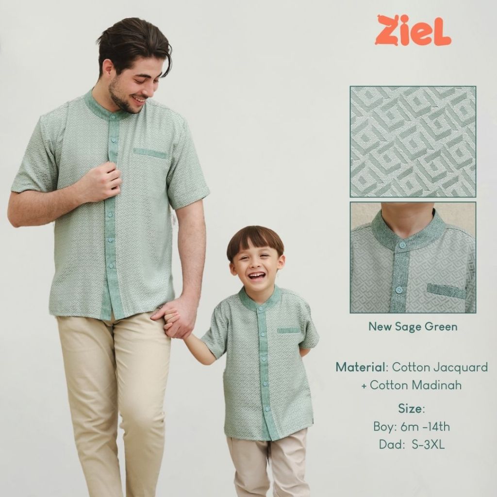 ZIEL KIDS Arman Koko RAYA Collection Dad Boy Koko Shirt 