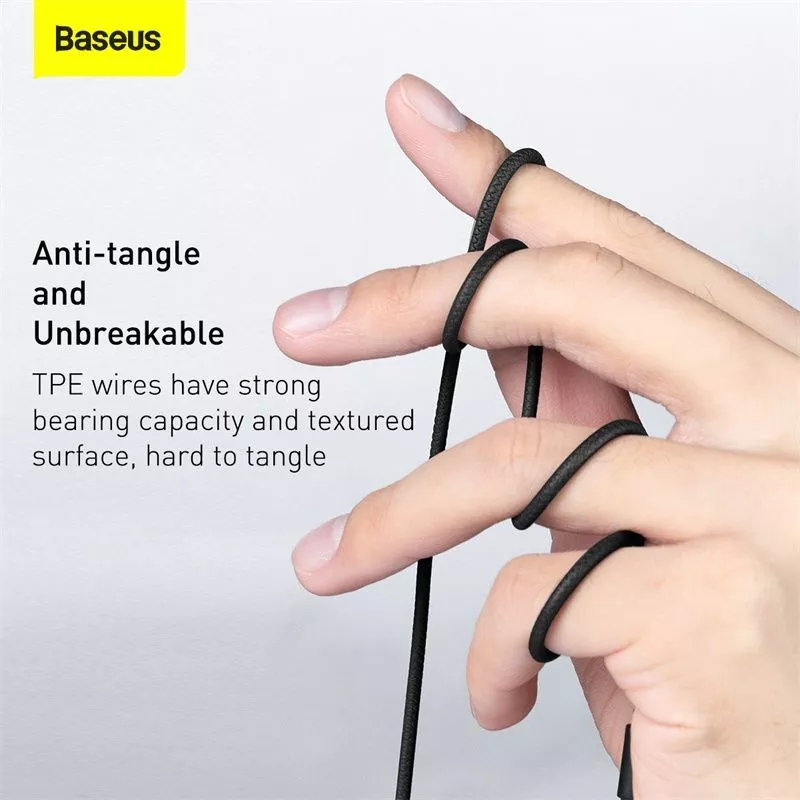Baseus Encok H19 Wired Earphone Handsfree Headset Audio Jack 3.5mm - Gambar 2