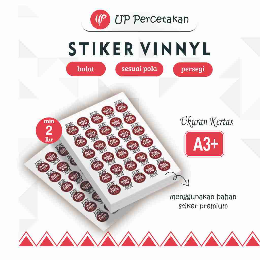 PRINT VINNYL STICKERS can CUT Kisscut Diecut (Putus)/s 1st Anniversary ...