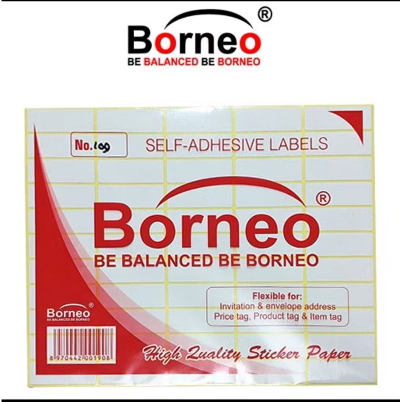 Label Harga Borneo Sticker Label Harga - Gambar 3