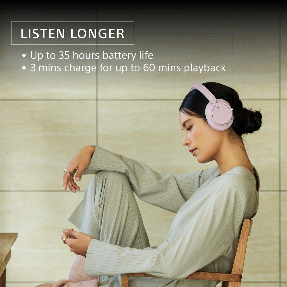 SONY WH-CH720N Wireless Noise Cancelling Headphone / CH720N - Pink - Gambar 3