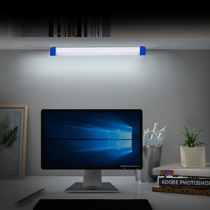 LAMPU EMERGENCY LED LAMPU NEON DARURAT LED PANJANG T7 USB BOLAM LET PORTABLE LAMPU BELAJAR USB LAMPU - Gambar 4
