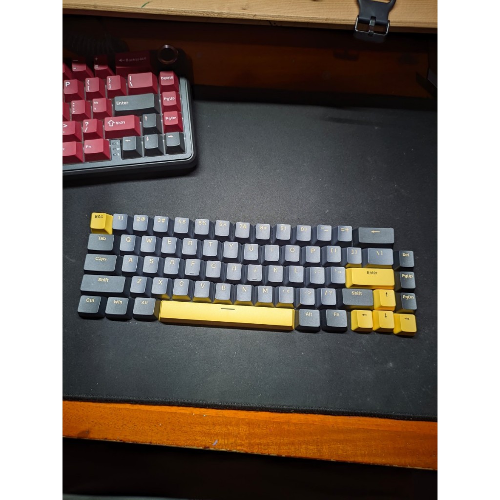 Pbt doubleshot 65% keycaps, gt65 BYON | Shopee Singapore