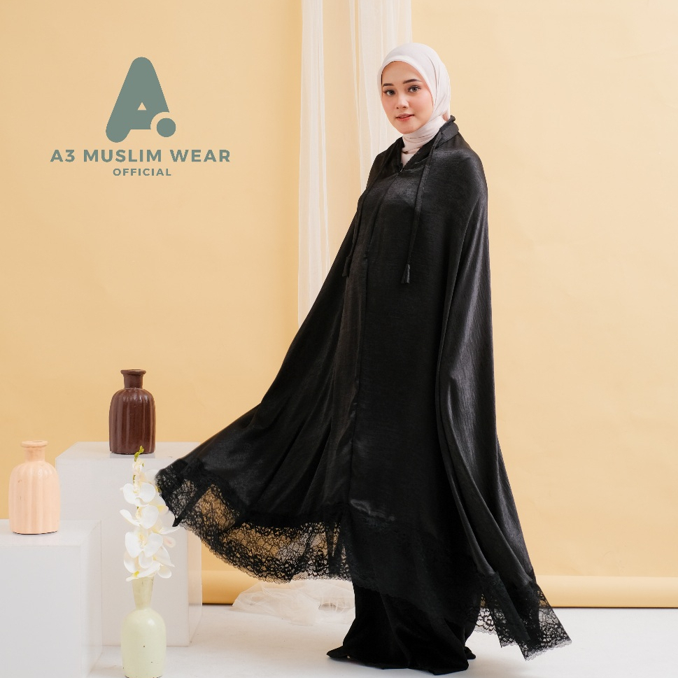 A3Muslimwear - Latest Premium Santorini Silk 2 in 1 Jumbo Lace Adult ...