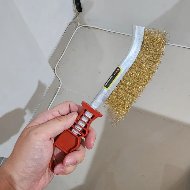 SIKAT KAWAT BAJA GOLOK KUNINGAN KUNING - Gambar 3
