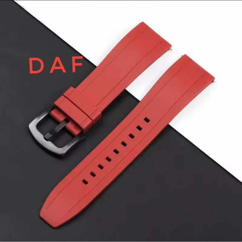 MERAH DAF 20MM 22MM 24MM RED ORIGINAL quick release watch Strap rolex ...