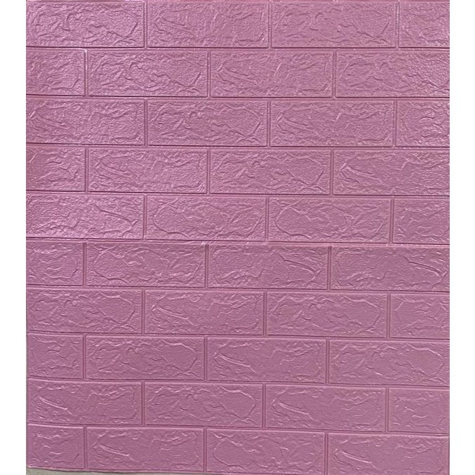 KONG WALL FOAM DEKORASI / WALLPAPER DINDING 3D TIMBUL BATA 70 X 77 KETEBALAN 4 MM GORDEN - Gambar 4