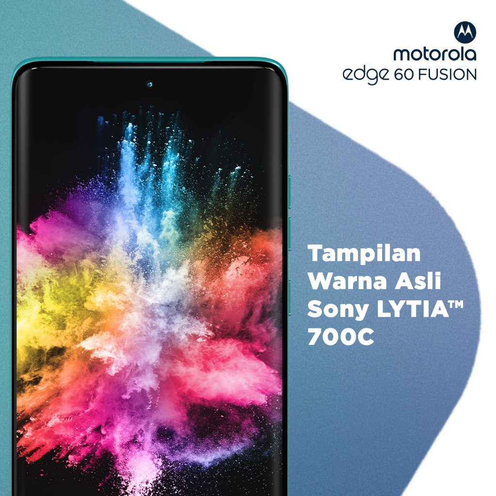 Motorola Edge 60 Fusion 5G 12/256GB - Moto AI - MTK Dimensity 7400 - 4500 nits - 6.7 inch 4D Curved Display - Gorilla Glass 7i - 120Hz - 50MP Main Camera Lytia 700C - 32MP Selfie - 5500mAh - NFC - Dolby Atmos Stereo - Bonus Charger 68W & Hard Case - Gambar 3