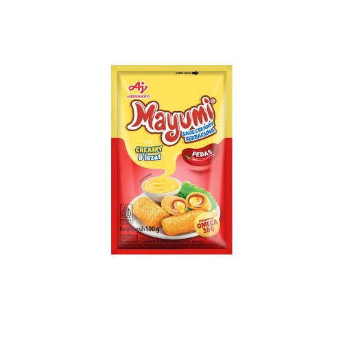 MAYUMIÂ® Mayonaise Saus Mayo Pedas 100G (5pcs) - Mayones Saus Creamy Rasa Pedas - Gambar 2