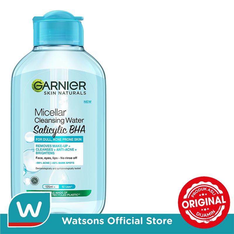 Garnier Micellar Cleansing Water Salicylic BHA 125ml - Gambar 2