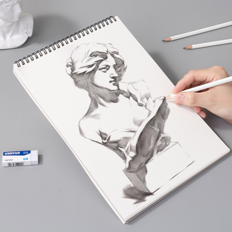 Deli Sketch Book / Buku Gambar Sketsa 40 lembar A4 EC401 - Gambar 2