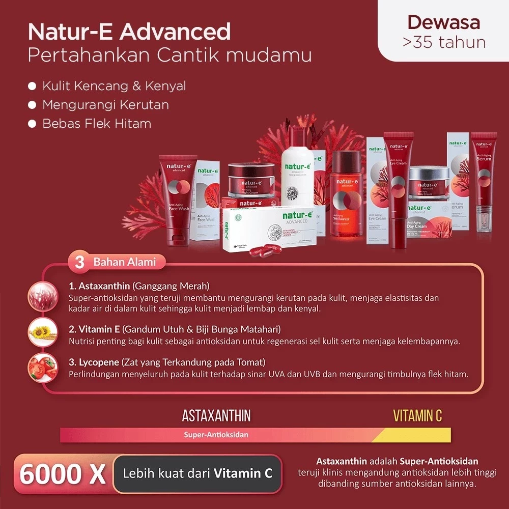 Natur-E Advanced 32s Soft Capsule suplemen / vitamin / vitamin E - Gambar 4