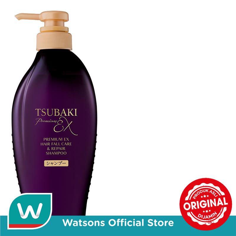 Tsubaki Premium Ex Hair Fall Care & Repair Shampoo 450ml - Gambar 2