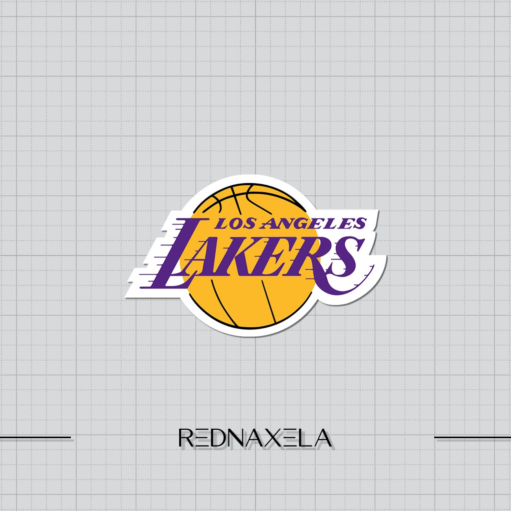 Los Angeles Lakers NBA Vinyl Stickers Outdoor Suitcase Stickers ...