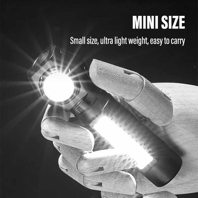 Senter Kepala Headlamp + Senter 2IN1 charge Senter Saku LED 3 Mode Multifungsi Terang KX212 - Gambar 2