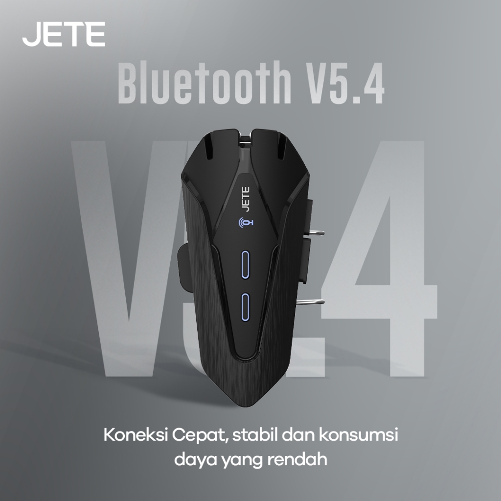 JETE Rh1 Headset Helm Bluetooth IPX6 Mic Bt5.4 – Bukan Intercom – Garansi 2 Tahun - Gambar 4