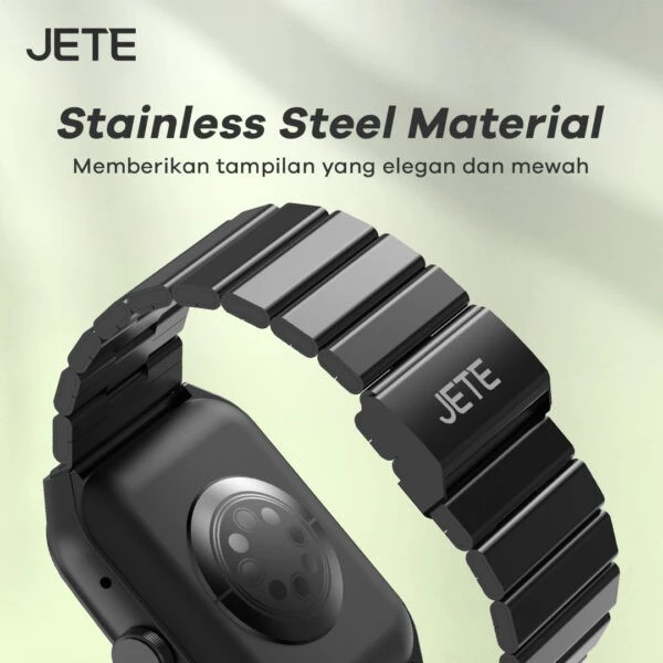 JETE Strap 09 Stainless Steel Metal Band for Smartwatch Garmin Apple Huawei - Quick Release 22mm - Gambar 3