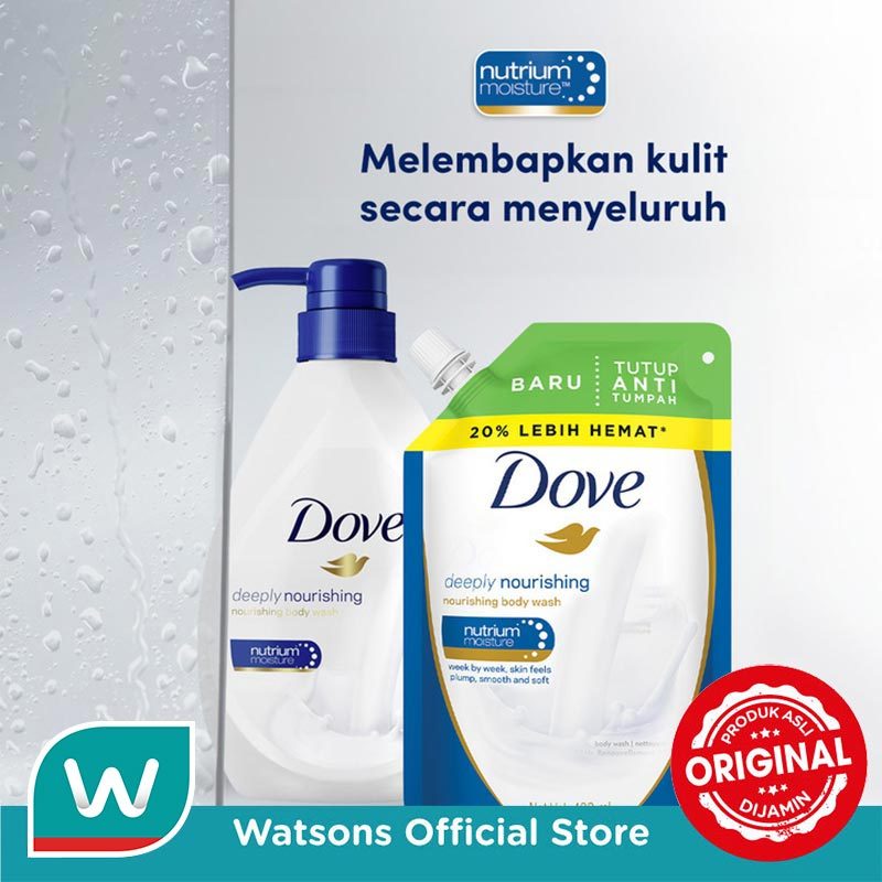 Dove Body Wash Deeply Nourishing 1L - Gambar 4