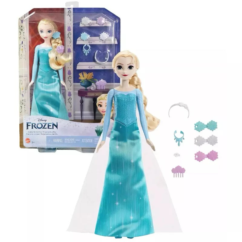 Disney Frozen Getting Ready Elsa HMD56 Mattel Doll - Frozen Elsa Barbie ...