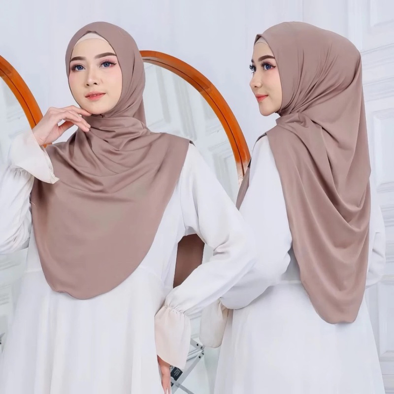 JISOO Jilbab Instan Pinguin / Hijab Instan Non Ped / Jilbab Malay - Gambar 3