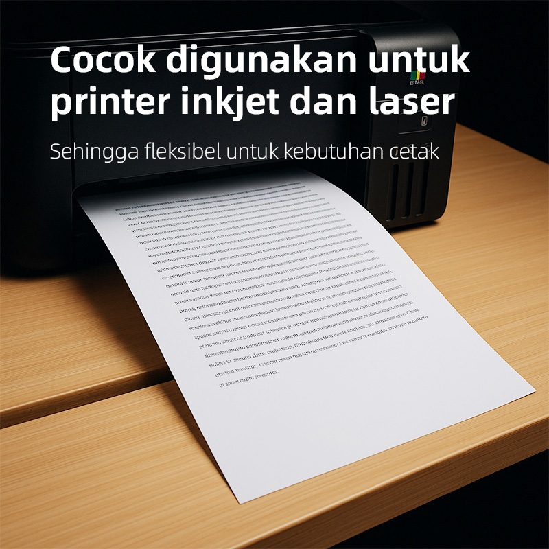 Deli Kertas HVS / Copy Paper 500 lembar A4 F4 E7770 E7760 - Gambar 2