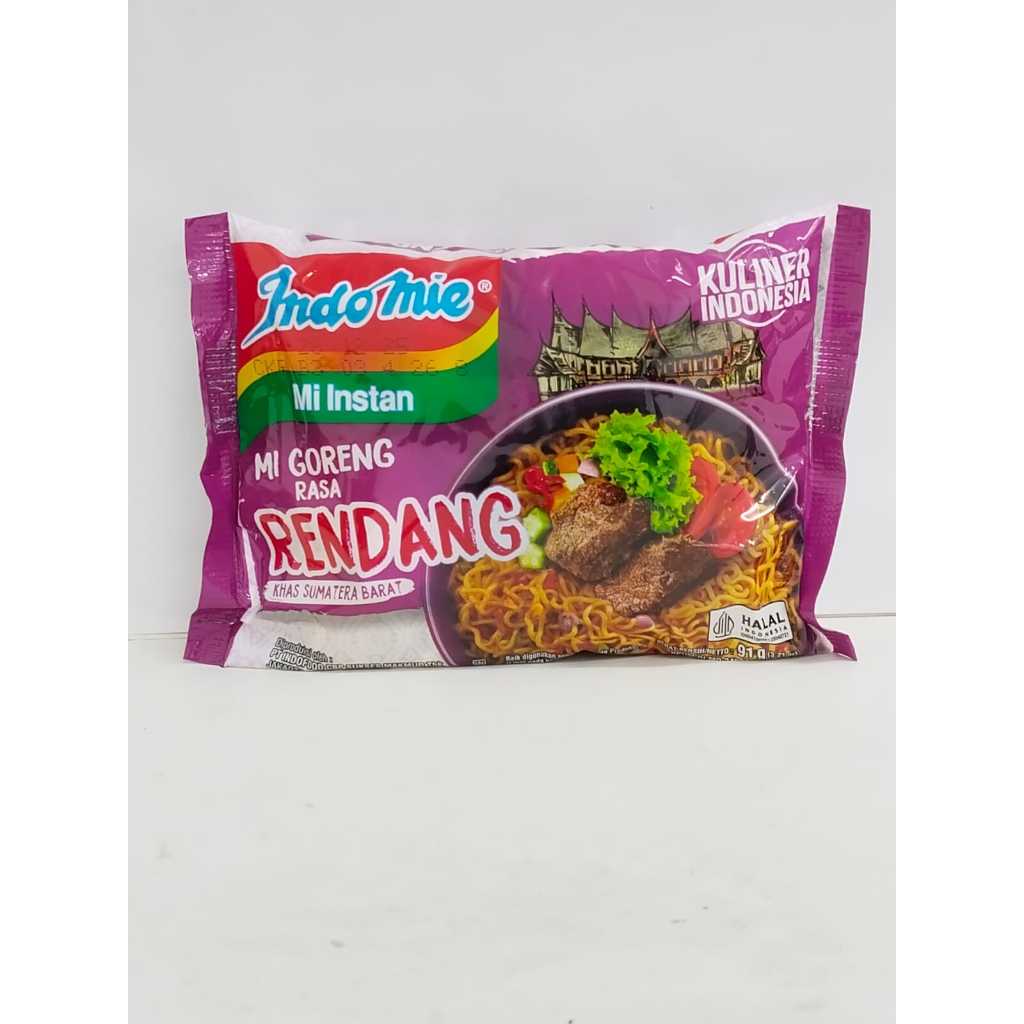 INDOMIE MI FRIED RENDANG 91G | Shopee Singapore