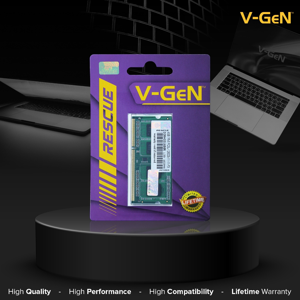 RAM LAPTOP DDR3 2GB 4GB 8GB PC-12800 / 1600Mhz V-GeN SODIMM DDR3L 2/4/8 GB 1600 MHz PC3/PC3L RESCUE - Gambar 4