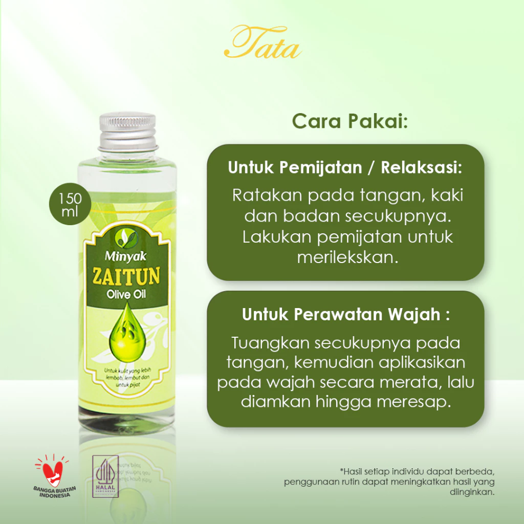 Tata Minyak Zaitun 150ml - Gambar 3
