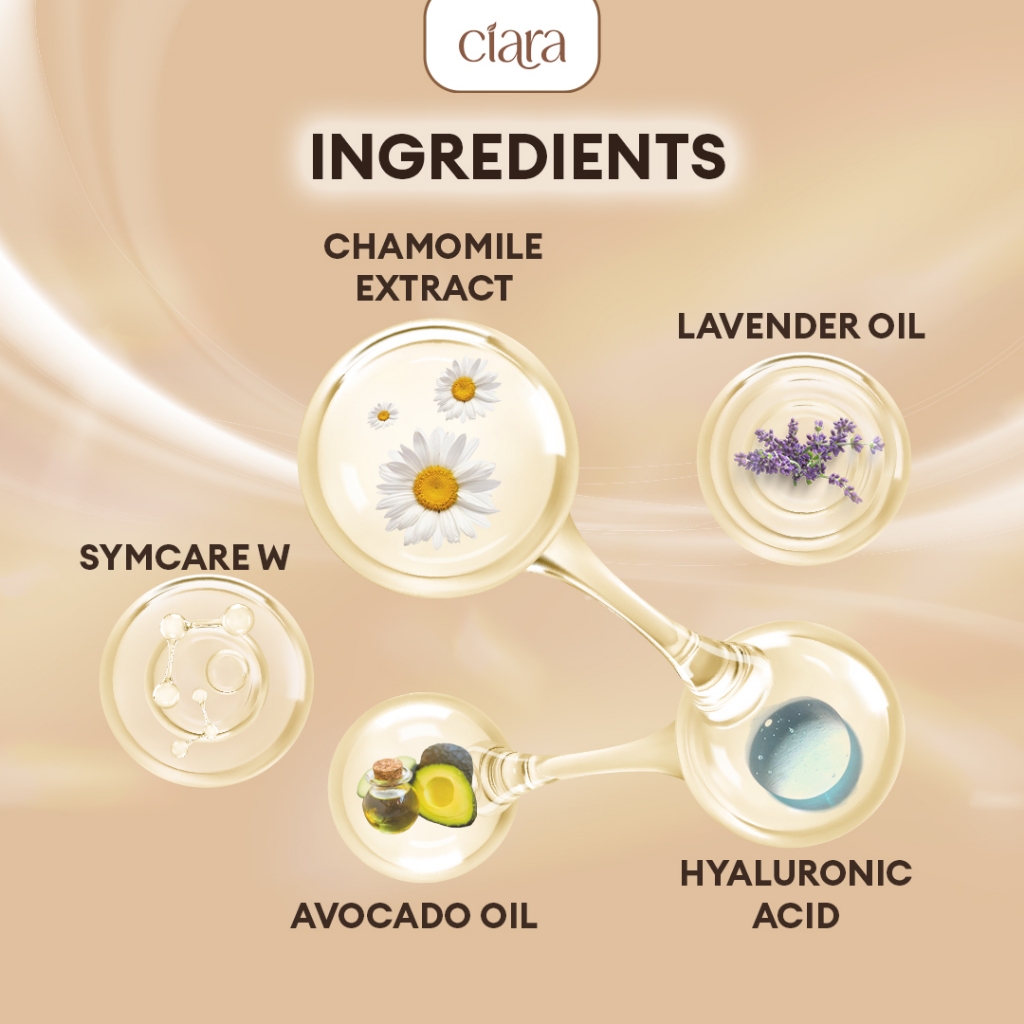 Ciara Chamomile Calming Cream / Bantu menjaga kelembapan & hidrasi kulit / Bantu mengurangi rasa tidak nyaman pada kulit - Gambar 3