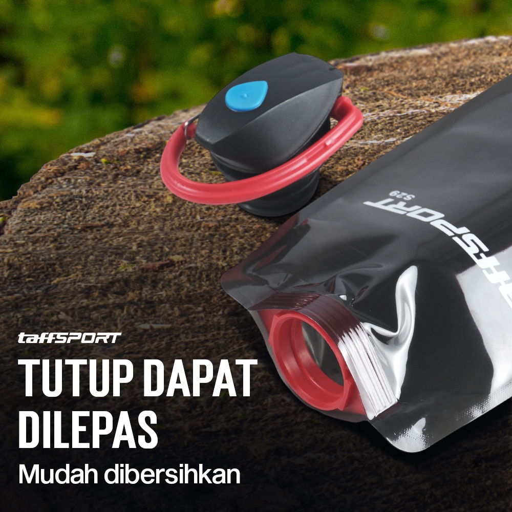 TaffSPORT Botol Minum Lipat Camping Hiking Drinking Bottle 700ml - S29 - Gambar 4