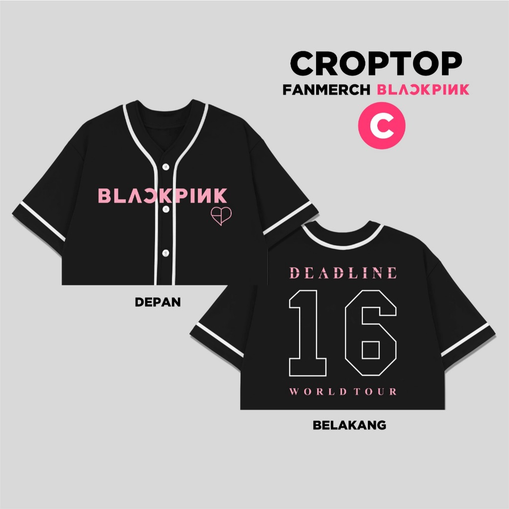 Blackpink deadline world tour baseball shirt Blackpink concert