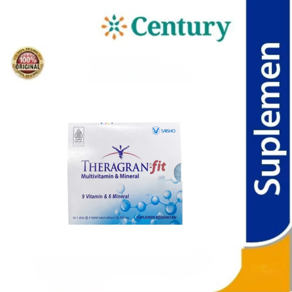 Theragran-fit 4's / Suplemen / Vitamin / Daya Tahan Tubuh / Multivitamin / Corona