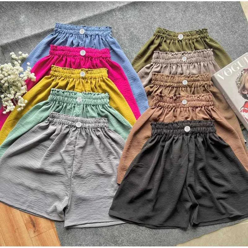 Celana Hotpants Wanita Cringkle Airflow / Hotpants Cringkle Airflow - Gambar 2