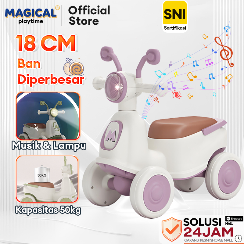 MAGICAL PLAYTIME Sepeda Balance Anak 2-6 Tahun Bike Motor Bayi Licin